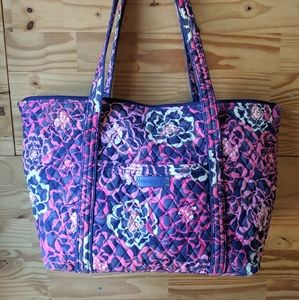 Katalina Pink Vera Bradley Large Tote Bag